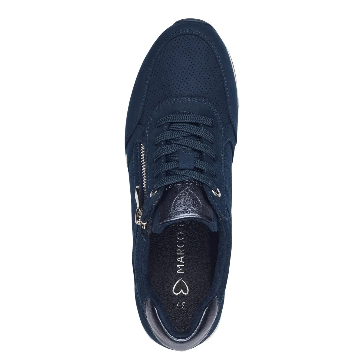 Marco Tozzi Baskets Femme Semelle intérieure Feel Me Amovible Douce Doublure Douce Vegan Moderne