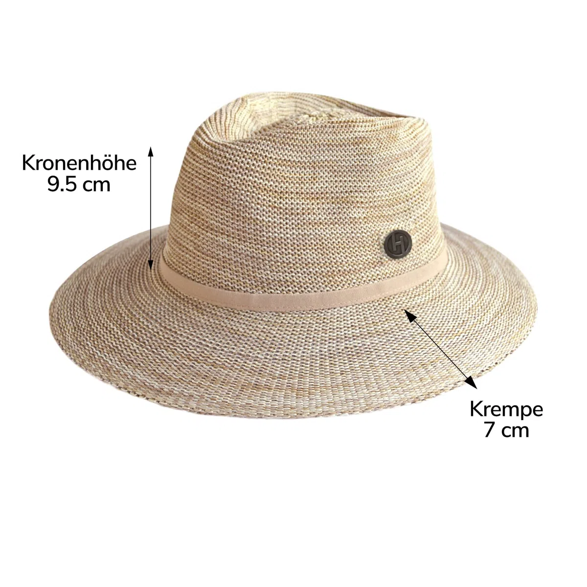 Aston Fedora Chapeau de Soleil Femme Chapeau Golf Anti UV Infroissable M/58cm Taille Ajustable
