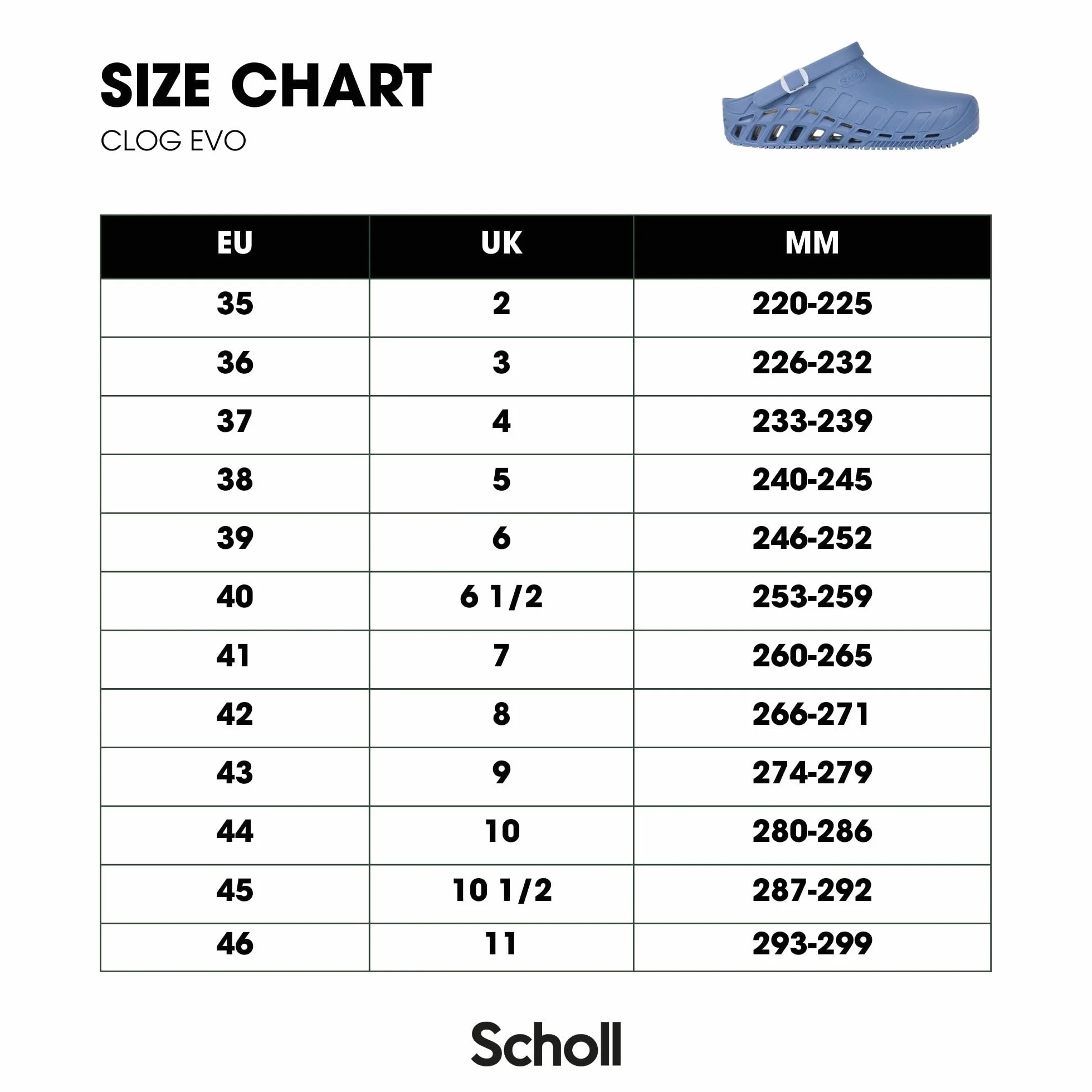 Scholl Clog Evo ClogMixte