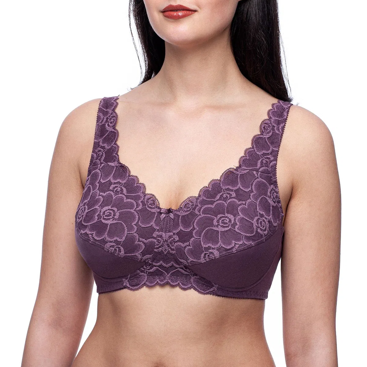 frugue Soutien Gorge pour Prothese Mammaire Coton sans Armature