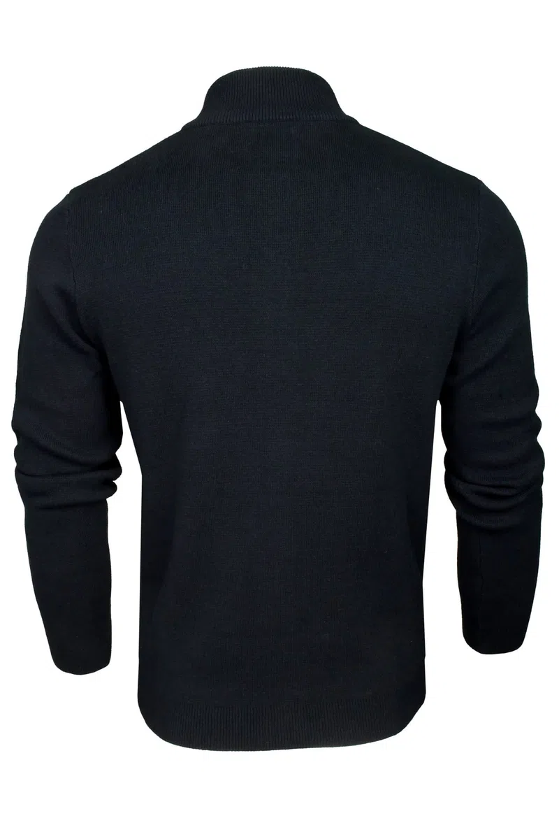 Xact Cardigan Pull Zippé mélange de Coton pour Hommes