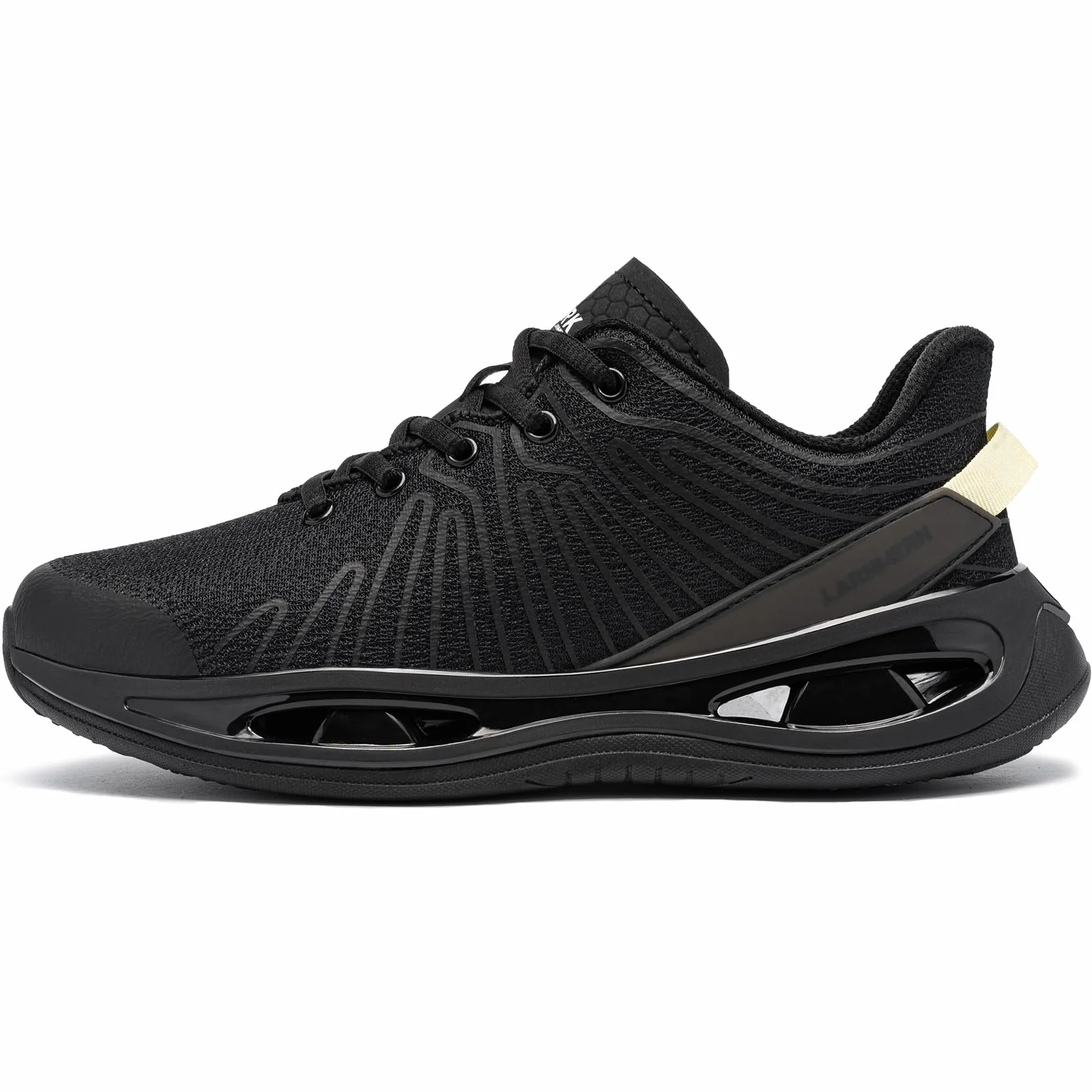 LARNMERN Chaussures de Securite Femmes Chaussure de Travail Embout Protection Acier Respirabilité Legere Amorti Confortable Mode Basket Securite
