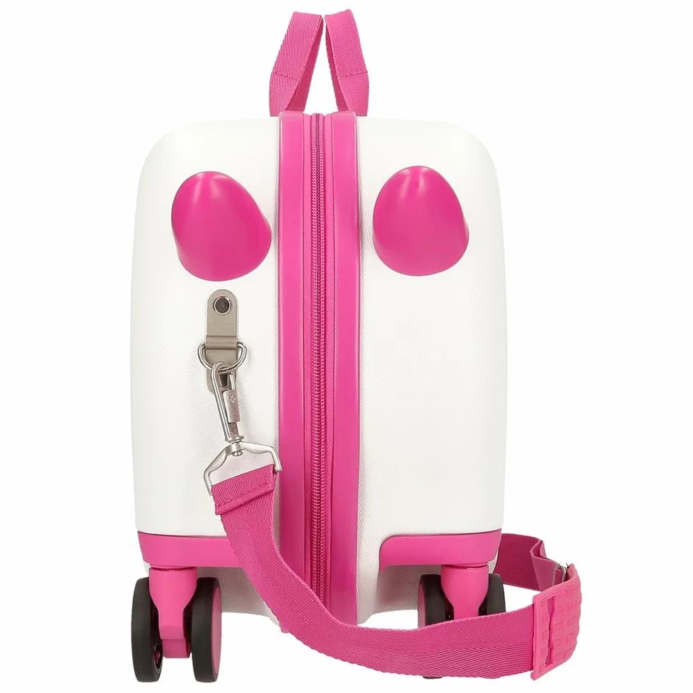 Roll Road Everything is Ok Valise pour Enfant Blanche 45 x 31 x 20 cm Rigide ABS 24,6 l 1,8 kg 4 Roues Bagage Main, Blanc, Valise pour Enfant | Bagage main, rigide, ABS, 45 x 31 x 20 cm, 24,6 L, 1,8 kg