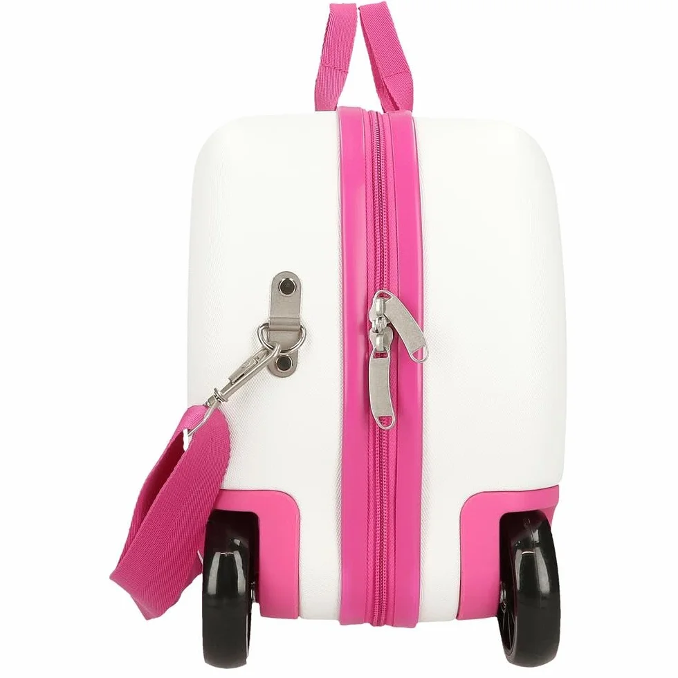 Roll Road Everything is Ok Valise pour Enfant Blanche 45 x 31 x 20 cm Rigide ABS 24,6 l 1,8 kg 4 Roues Bagage Main, Blanc, Valise pour Enfant | Bagage main, rigide, ABS, 45 x 31 x 20 cm, 24,6 L, 1,8 kg