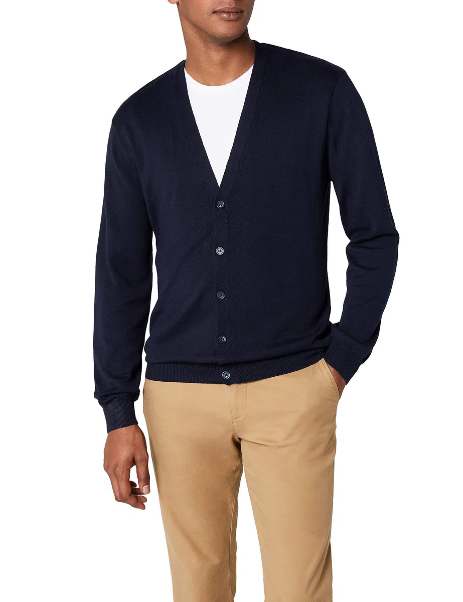 Henbury Mens Lightweight V Cardigan Gilet Homme