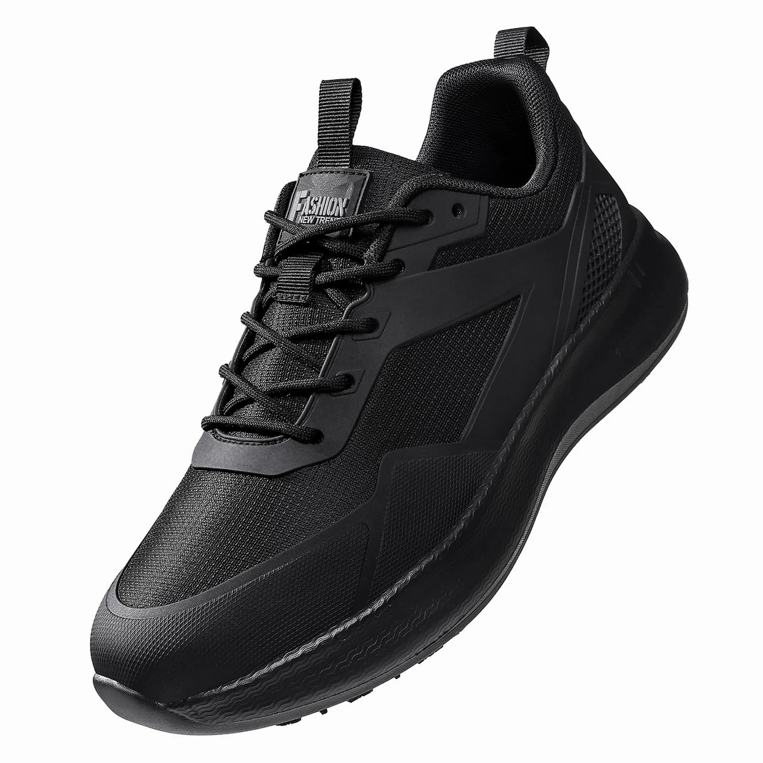 Chaussures de Cuisine Homme imperméables pour Service Alimentaire, Chaussures de Chef pour Restaurant et hôpital, Chaussures Noires