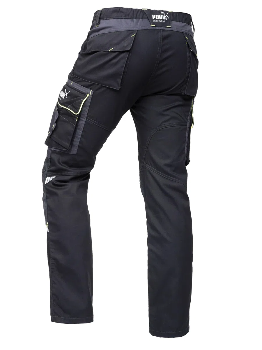 PUMA Workwear Precision X Pantalon de Travail pour Hommes, Nombreuses Poches & Genoux renforcés - Idéal pour Les Artisans, Les ouvriers de Production et de Construction
