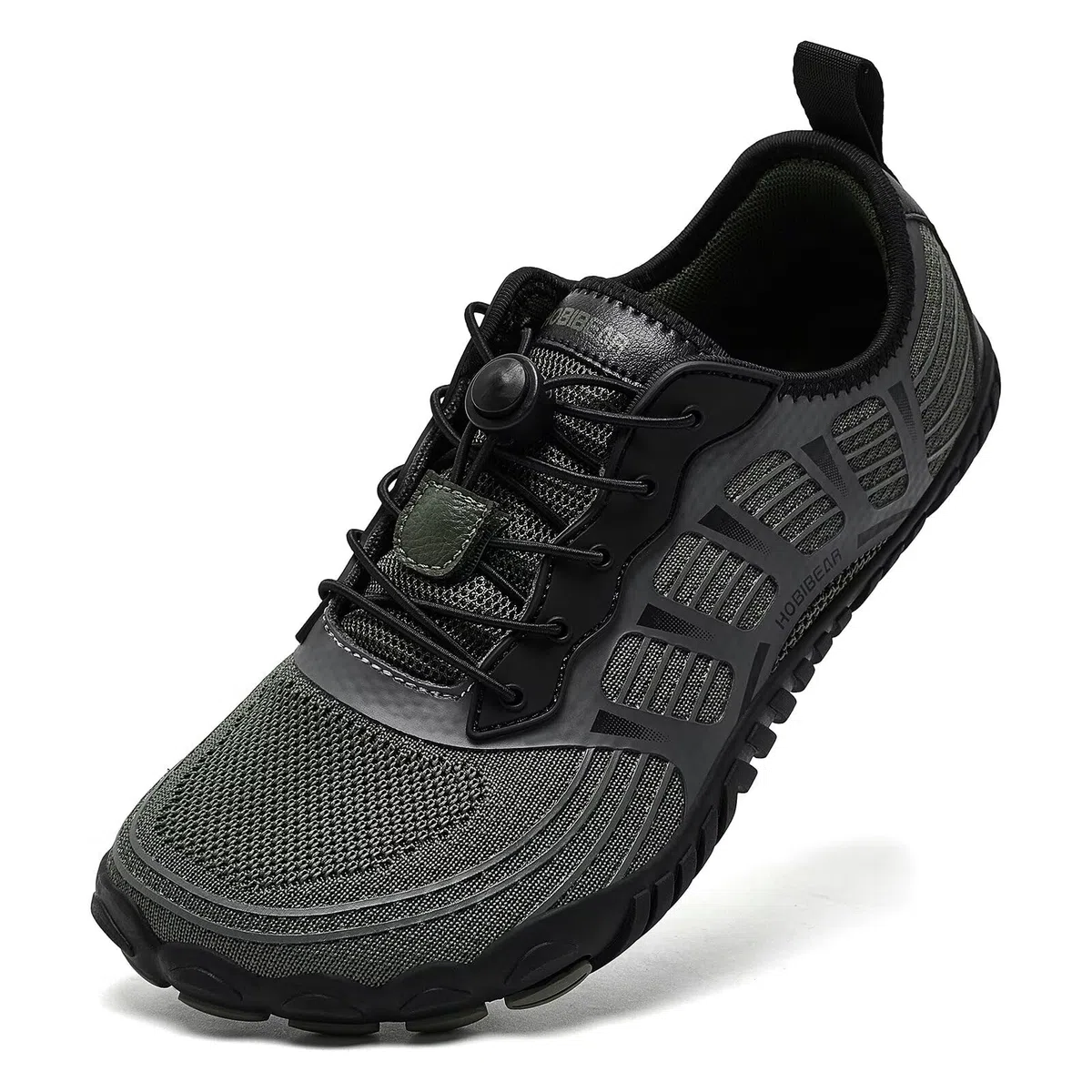 HOBIBEAR Baskets larges unisexes pour homme et femme - Chaussures de randonnée minimalistes légères et respirantes