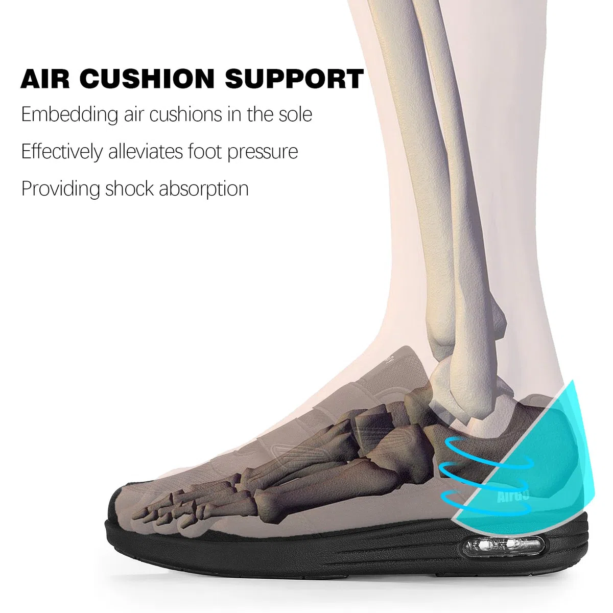 Chaussures légères Homme orthopédiques Respirantes EU40.5-47