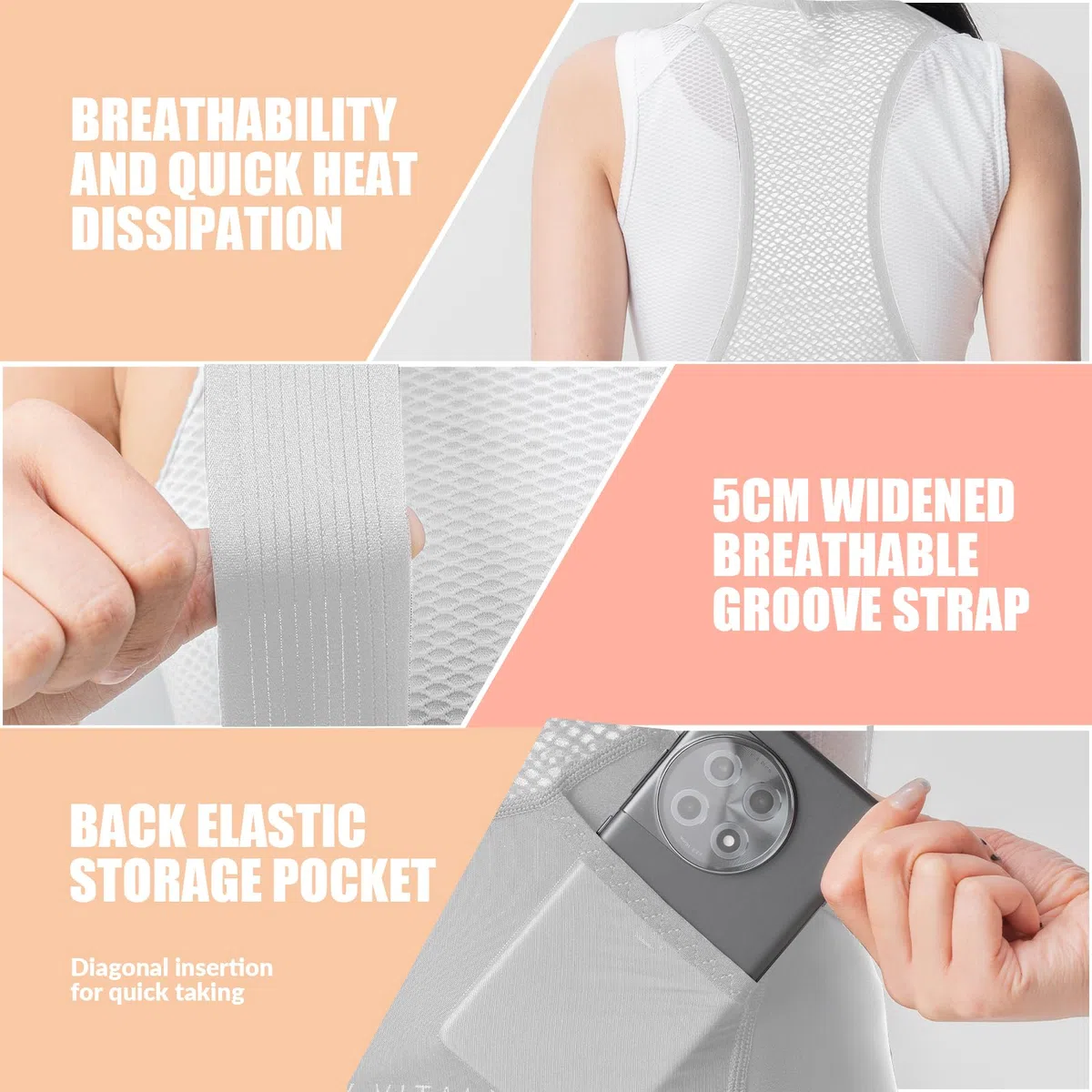 ROCKBROS TVI Cuissard à Bretelles pour Femmes Été, Shorts de Vélo Course Rembourré avec Poche Arrière, Séchage Rapide Anti-Choc pour Vélo de Route VTT, XXS-XL