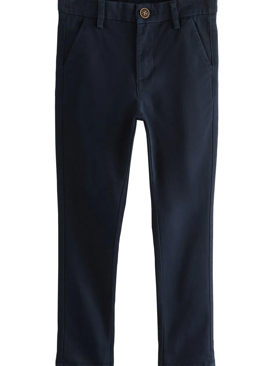 NEXT Garçon Pantalon Chino Skinny Stretch, Lot de 2