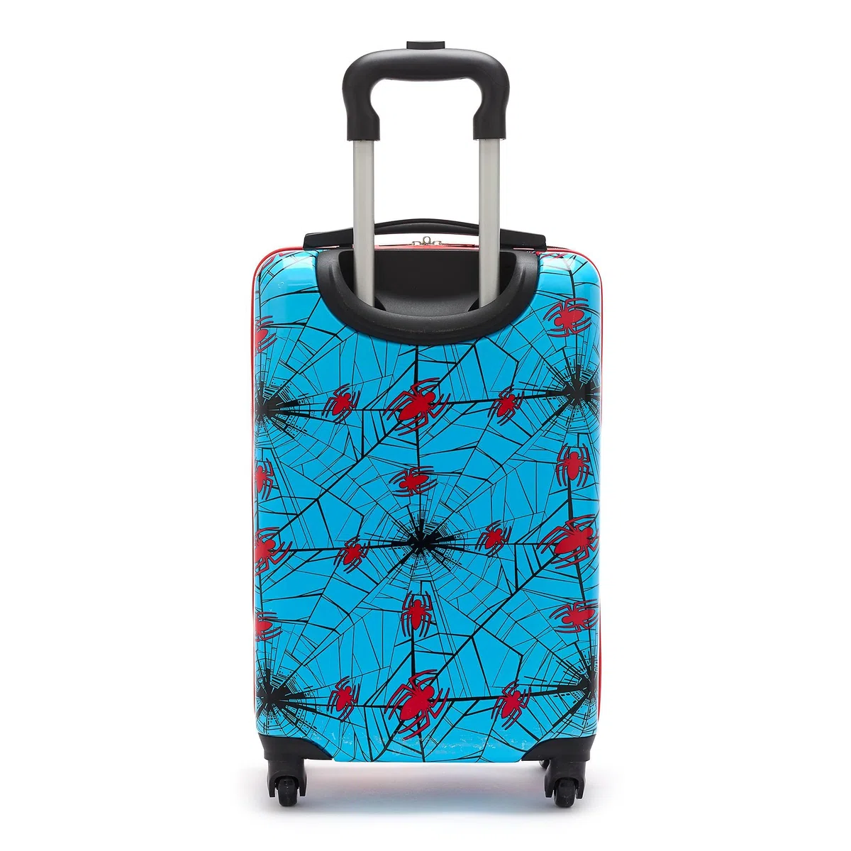 Disney Store Official Valise Spider-Man, 31 x 21 x 53 cm, Valise Bleu et Rouge pour Enfants, avec poignée télescopique, Roues multidirectionnelles et Poche intérieure
