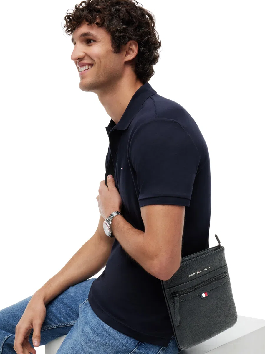 Tommy Hilfiger Sac à Bandoulière Homme Essential PU Mini Crossover Petit