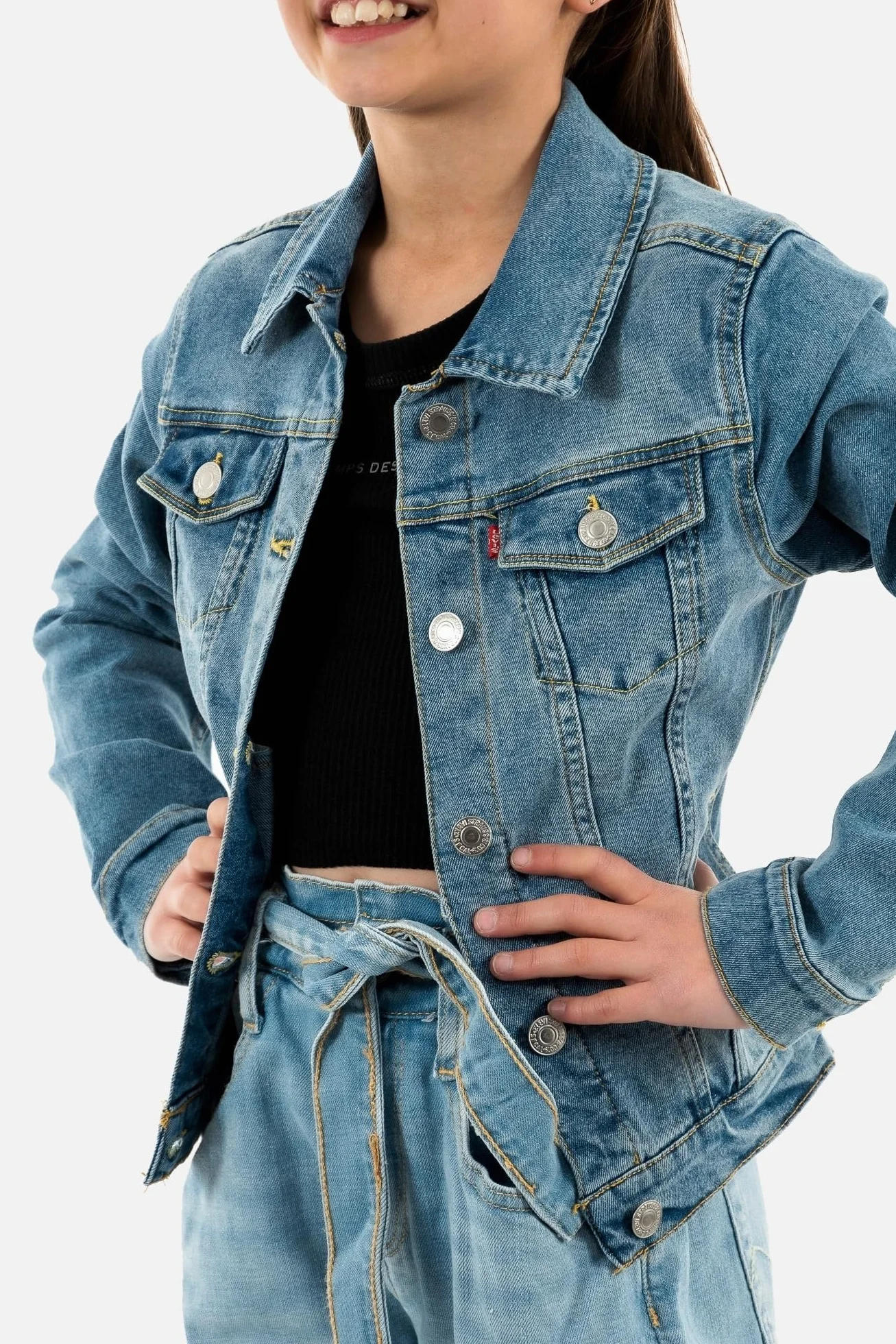 Levi's Denim Trucker Jacket Blouson en jean Garçon