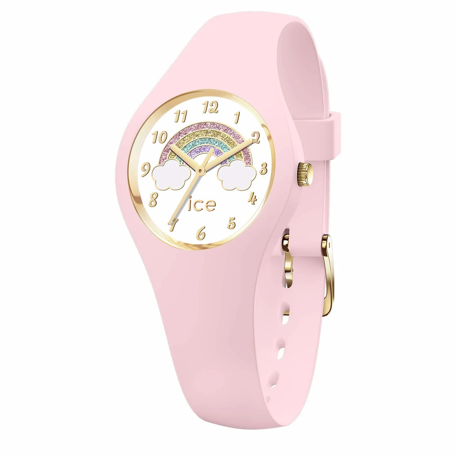 Ice-Watch - ICE fantasia Rainbow pink - Montre rose pour fille avec bracelet en silicone - 018424 (Extra small)