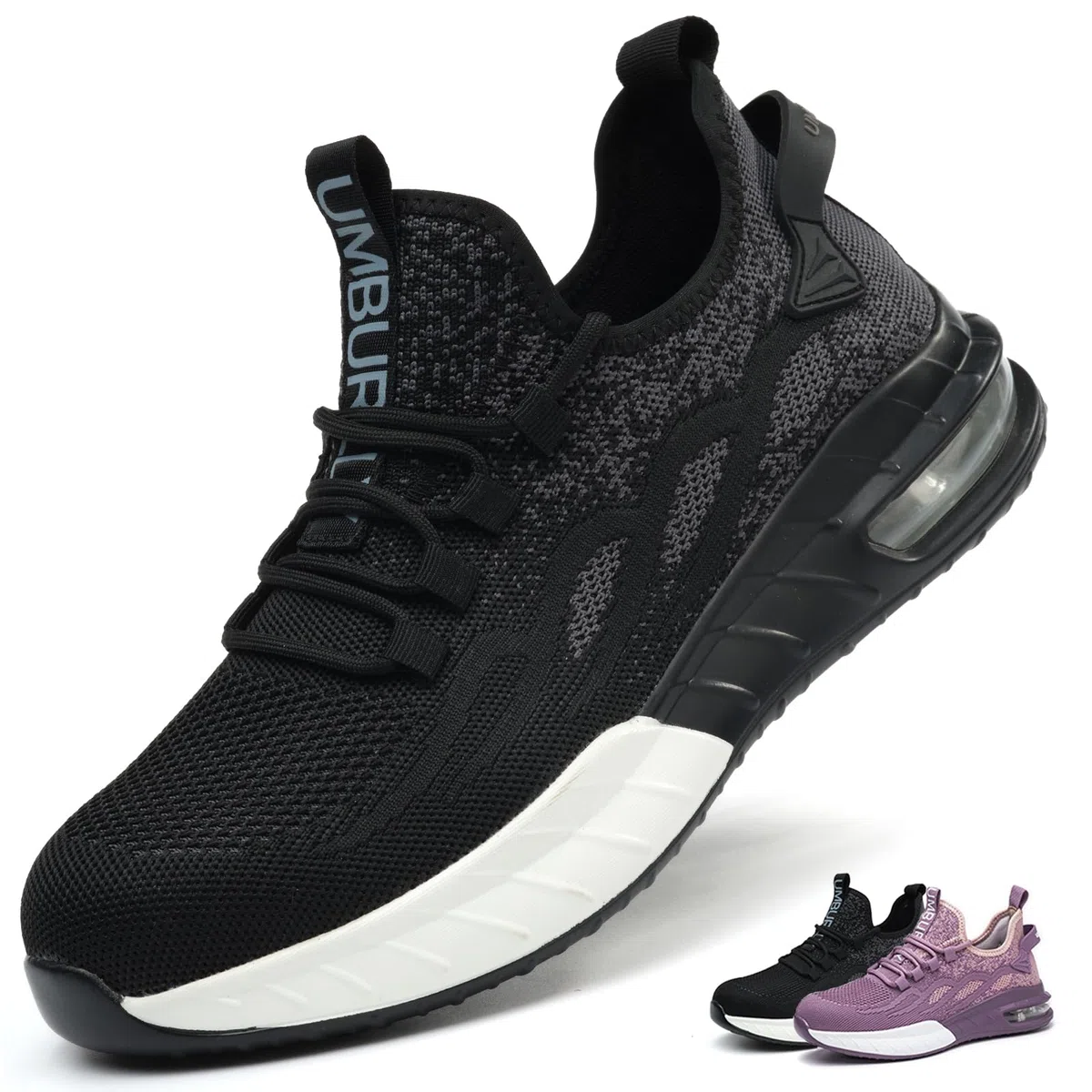 Chaussures de Sécurité Femme Légère et Confortable Basket de Sécurité Hommes Respirante Basket Antidérapante de Travail Embout Acier