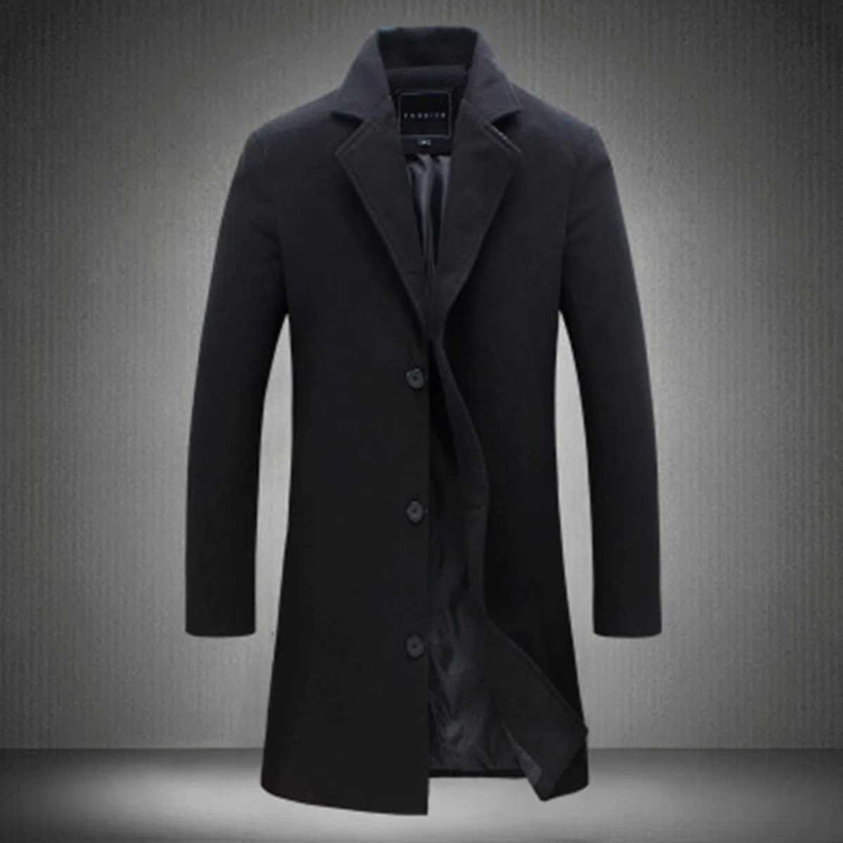 Manteau Chaud Pour Homme, Manteau d'hiver, Veste Pour Homme, Manteau Long, Coupe Ajustée, Manteau de Mi-saison, Gabardine d'hiver, Veste Longue Pour Homme, Confortable à Porter.