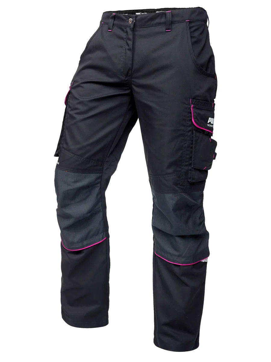 PUMA Workwear Precision X Pantalon de Travail pour Femmes, Nombreuses Poches & Genoux renforcés - Idéal pour Les Artisans, Les ouvriers de Production et de Construction