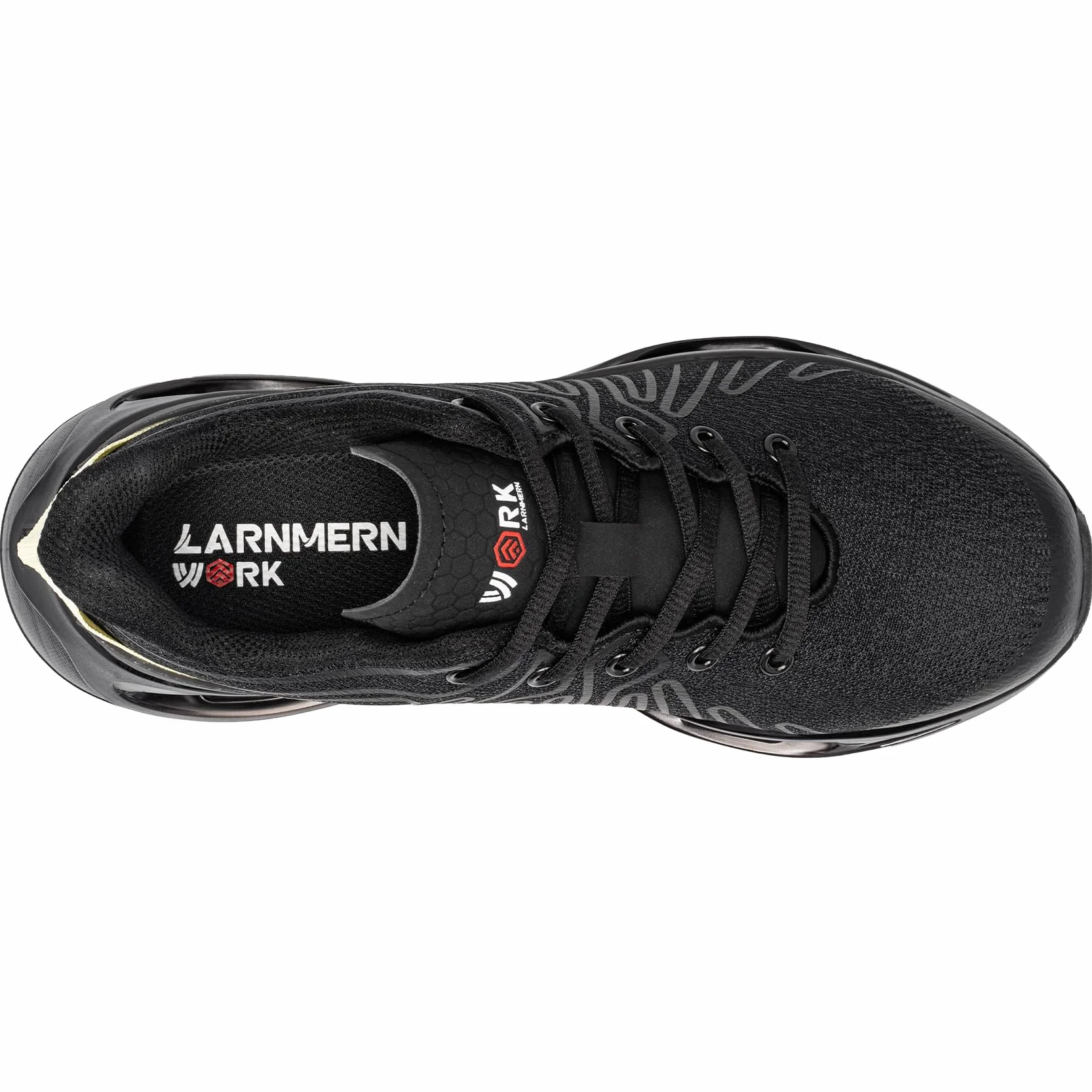 LARNMERN Chaussures de Securite Femmes Chaussure de Travail Embout Protection Acier Respirabilité Legere Amorti Confortable Mode Basket Securite