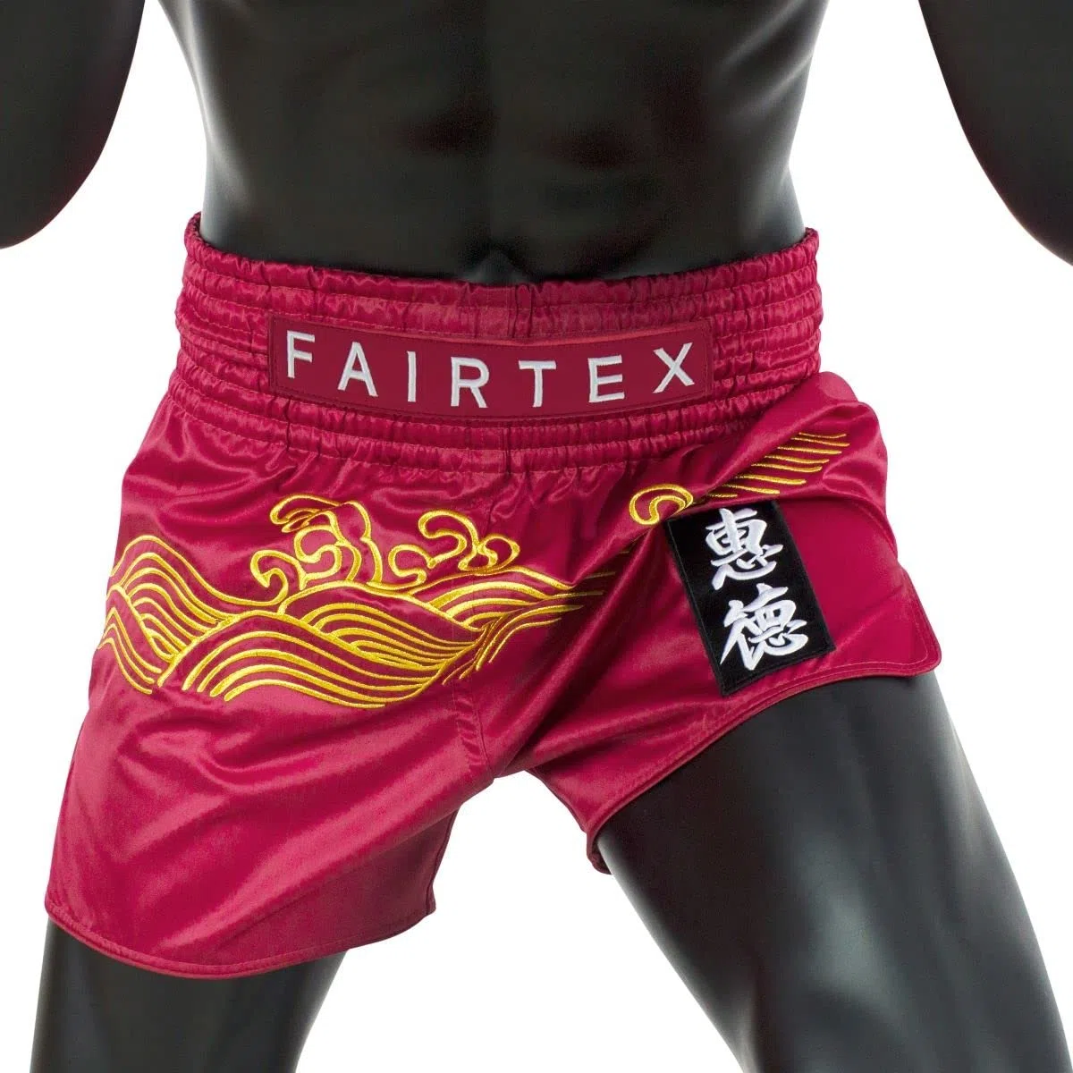 Fairtex Golden River BS1910 Short de Muay Thai Rouge