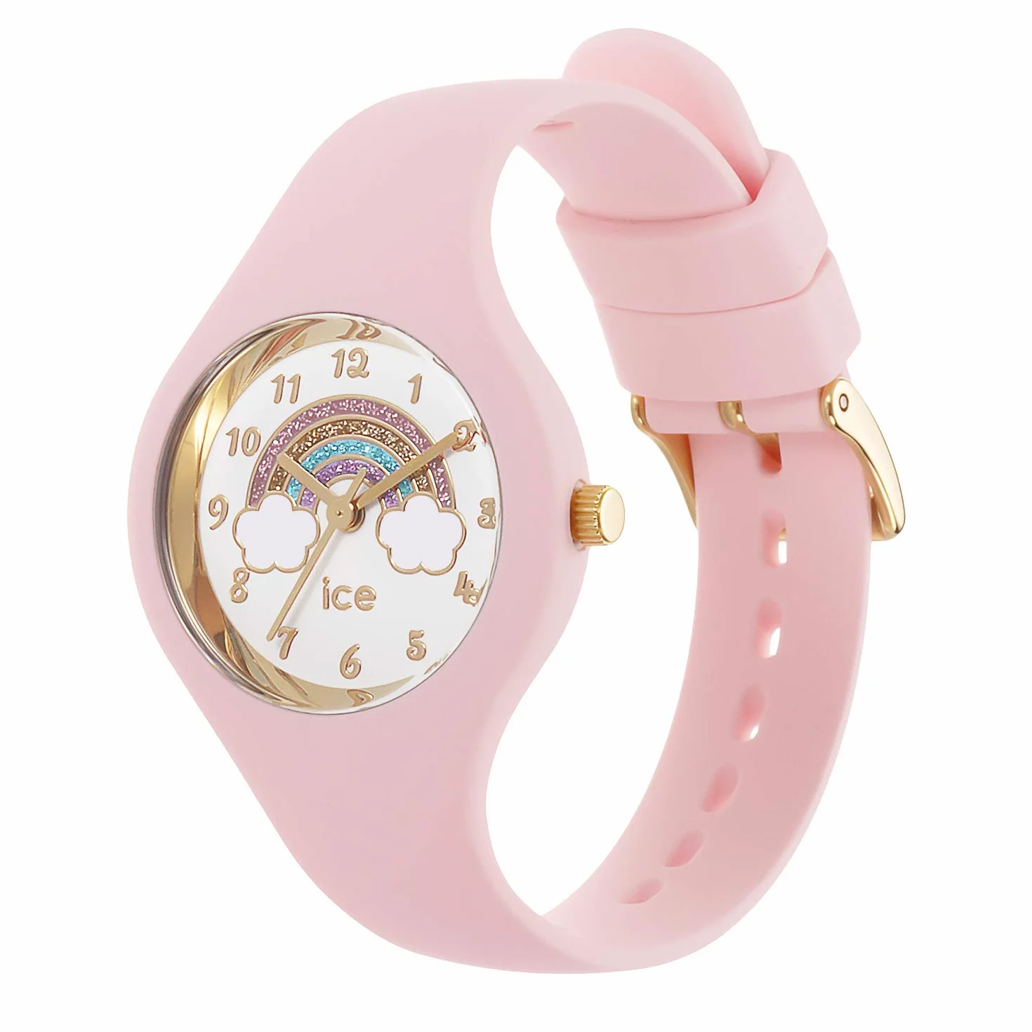 Ice-Watch - ICE fantasia Rainbow pink - Montre rose pour fille avec bracelet en silicone - 018424 (Extra small)