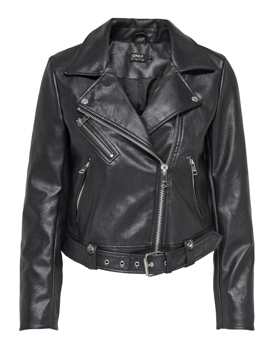 ONLY Onlvera Faux Leather Biker Cc Otw veste Femme (lot de 1)