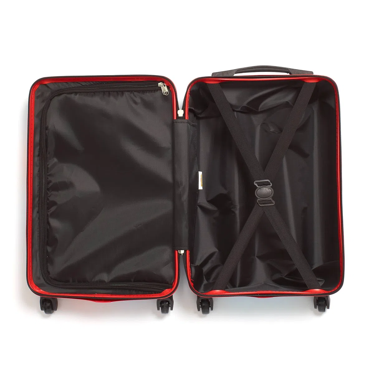 Disney Store Official Valise Spider-Man, 31 x 21 x 53 cm, Valise Bleu et Rouge pour Enfants, avec poignée télescopique, Roues multidirectionnelles et Poche intérieure