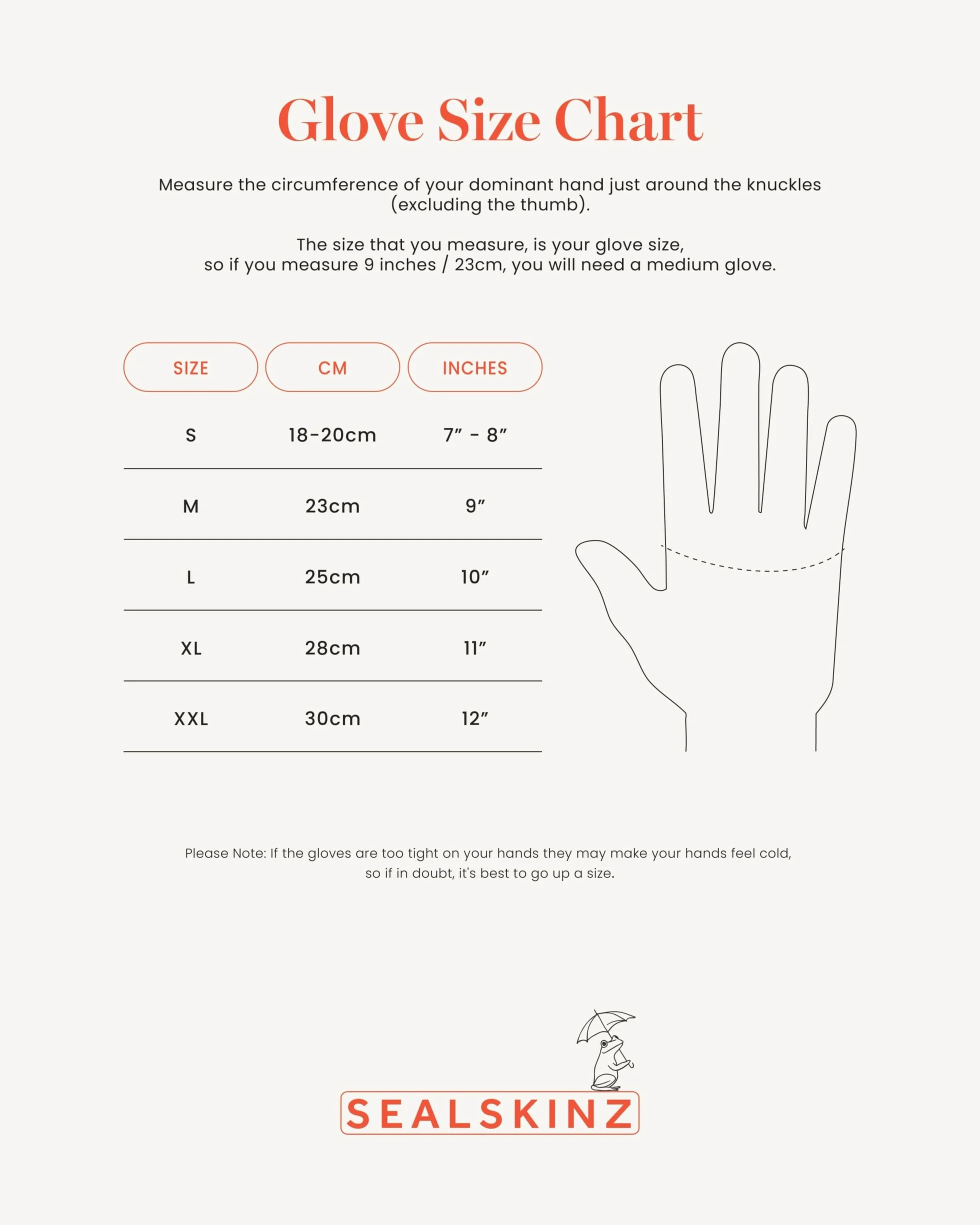 Seal Skinz Waterproof All Weather Ultra Grip Knitted Glove GLOVE Mixte