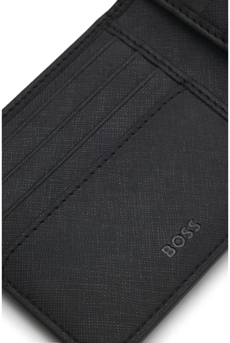 BOSS Zair_8cc N., 8 emplacements pour Cartes Homme, Black1, One Size