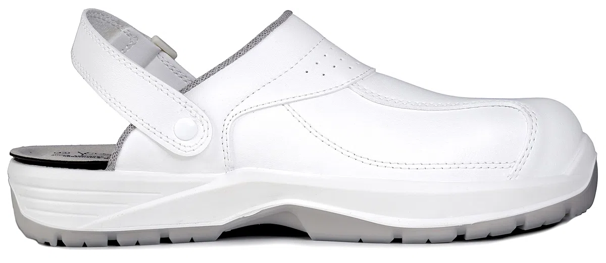 EuroRoutier E-Chef Sabots Blanc - Sabot de sécurité du Chef, Chaussures de Chef - Chaussures de Cuisine