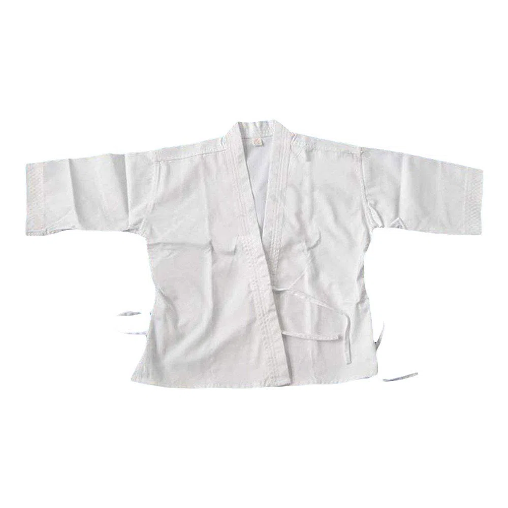 Costume d'uniforme de karaté judo – Arts martiaux Jiu Jitsu Judogi Aikido Keikogi Taekwondo Bando Kung Fu Tenue d'entraînement Ensemble Veste Pantalon Ceinture libre pour hommes, femmes et