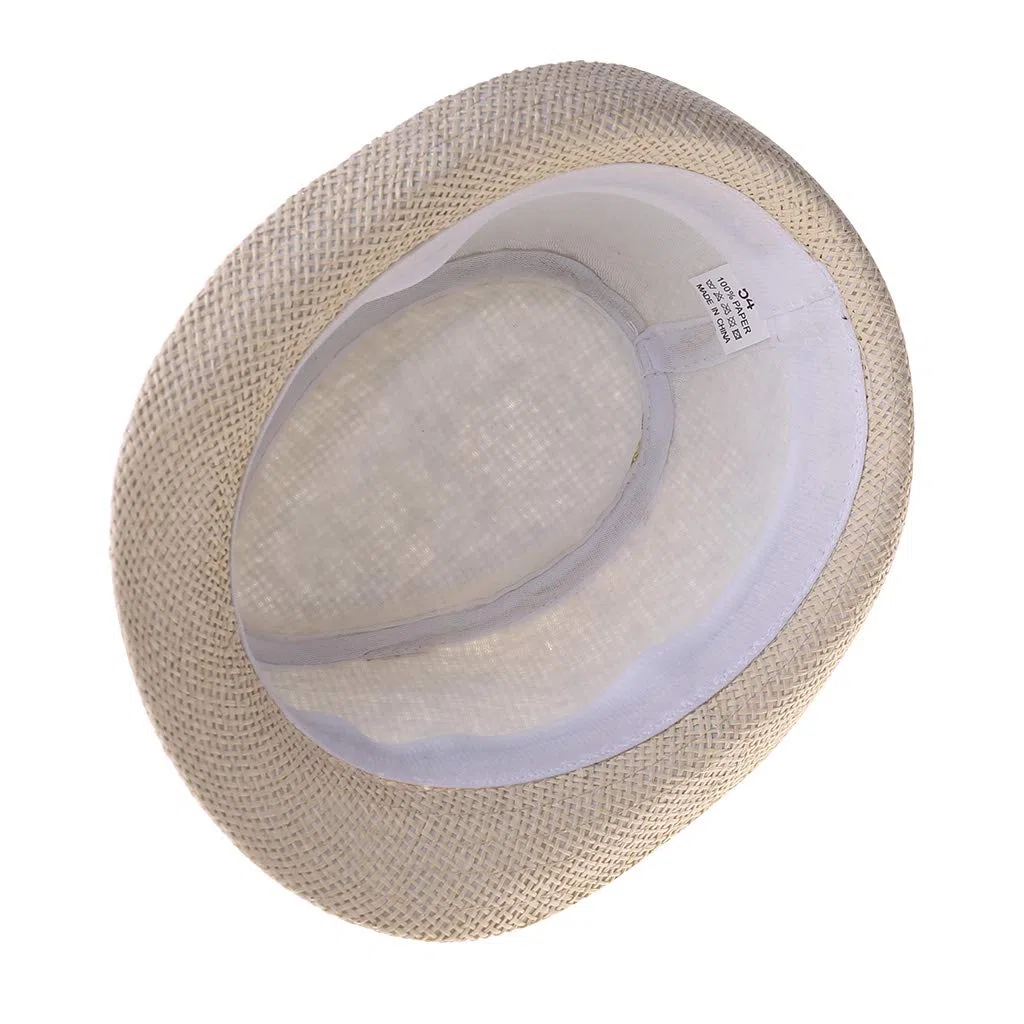 Enfants Enfants été Plage Chapeau de Paille Jazz Panama Trilby Fedora Chapeau Gangster Casquette extérieur Respirant Chapeaux Filles garçons Chapeau de Soleil