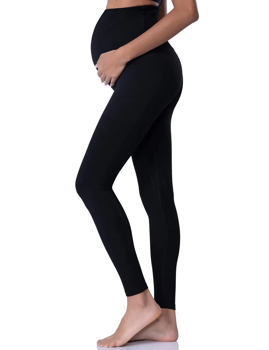 POSHDIVAH Legging de maternité pour Femme - Pantalon de Yoga de Grossesse - Legging d'entraînement