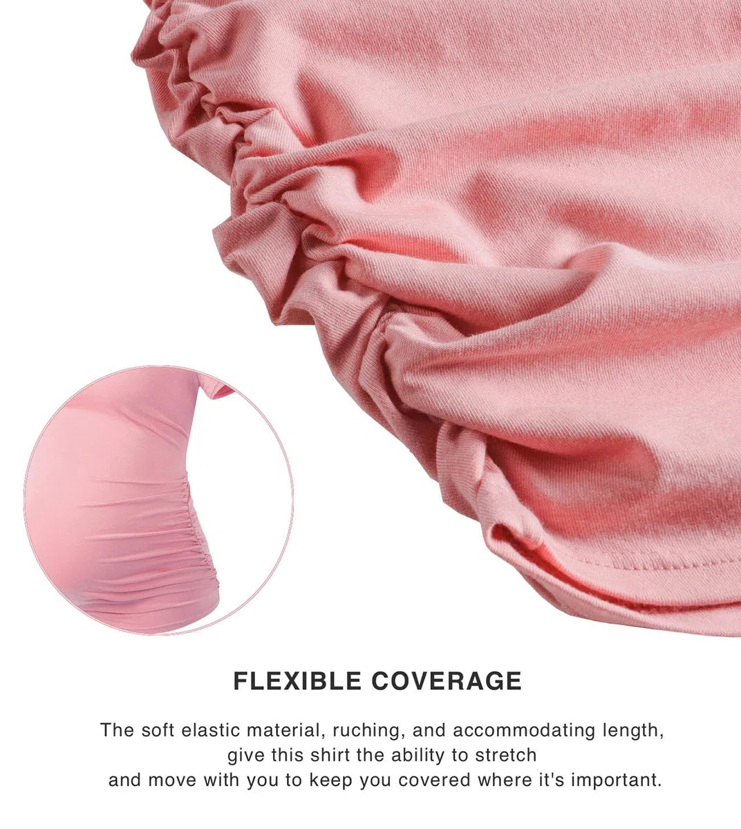 LAPASA Lot de 3 T-Shirts de Maternité Femme Vêtements de Grossesse Maillot de Corps Enceinte Manches Courtes L55