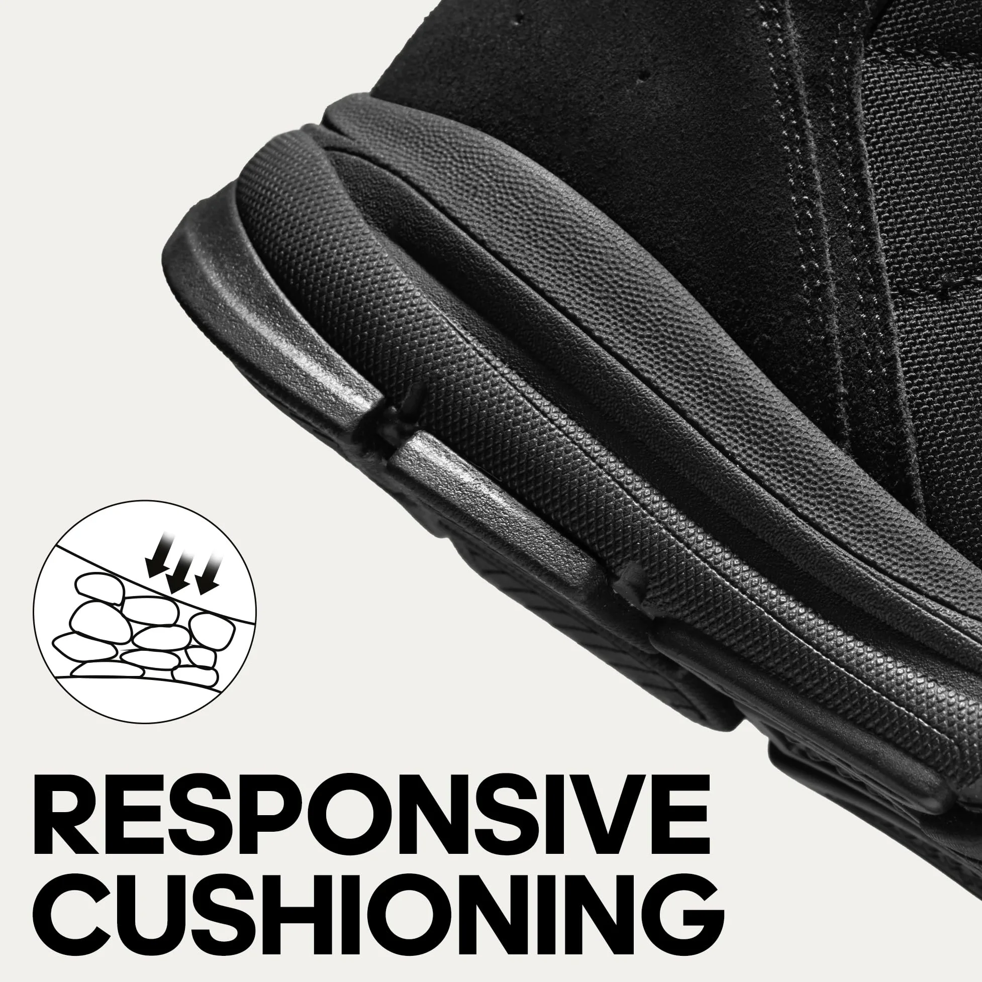 NORTIV 8 Bottes Militaires pour Hommes Imperméable Bottes de Travail Durable et Antidérapante Bottines Respirantes SNMT222M