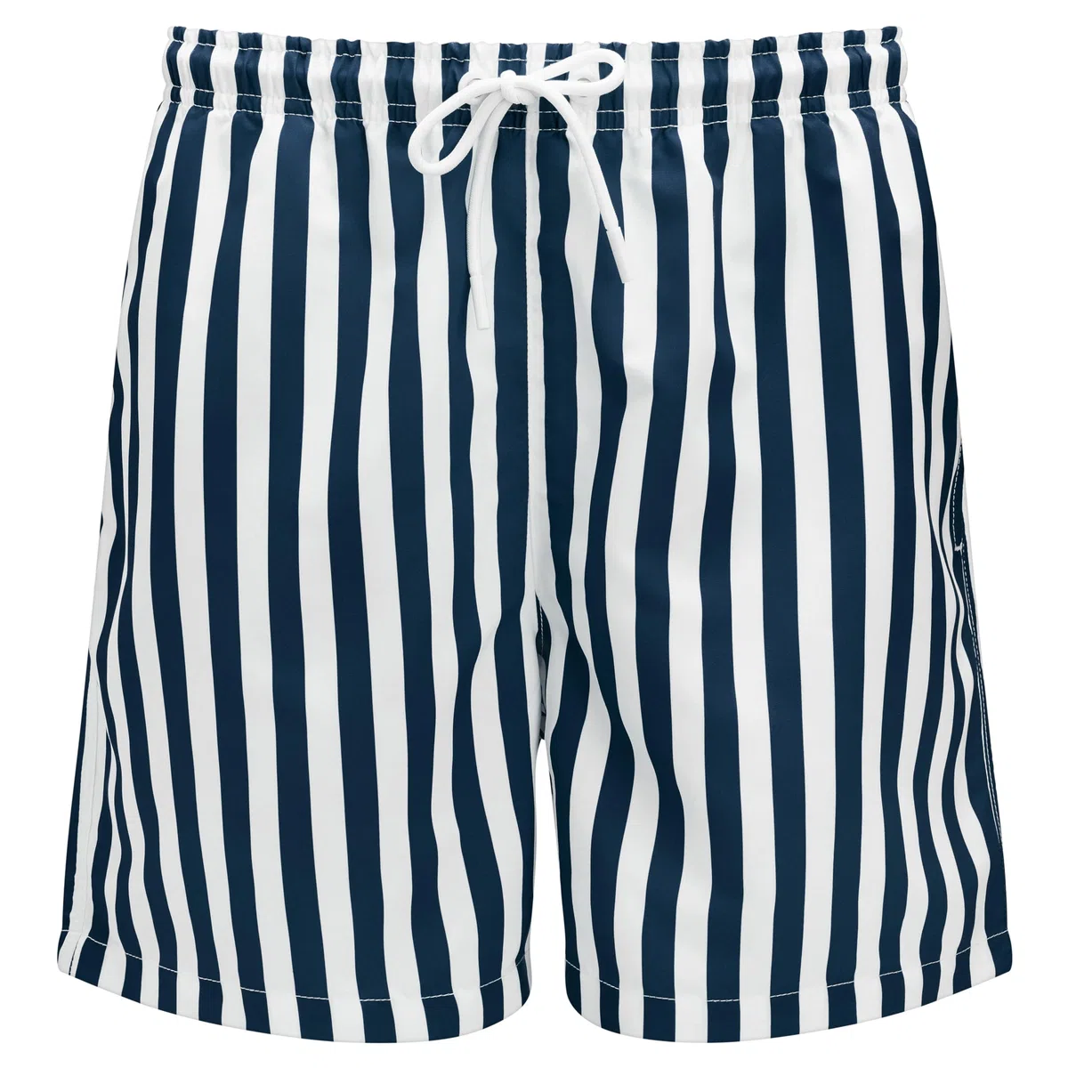 Trendhim Short de bain rayé pour homme | Short de bain à séchage rapide de 46 cm avec taille élastique | Vêtement de plage léger en plusieurs couleurs | Design danois pour la piscine et l'été