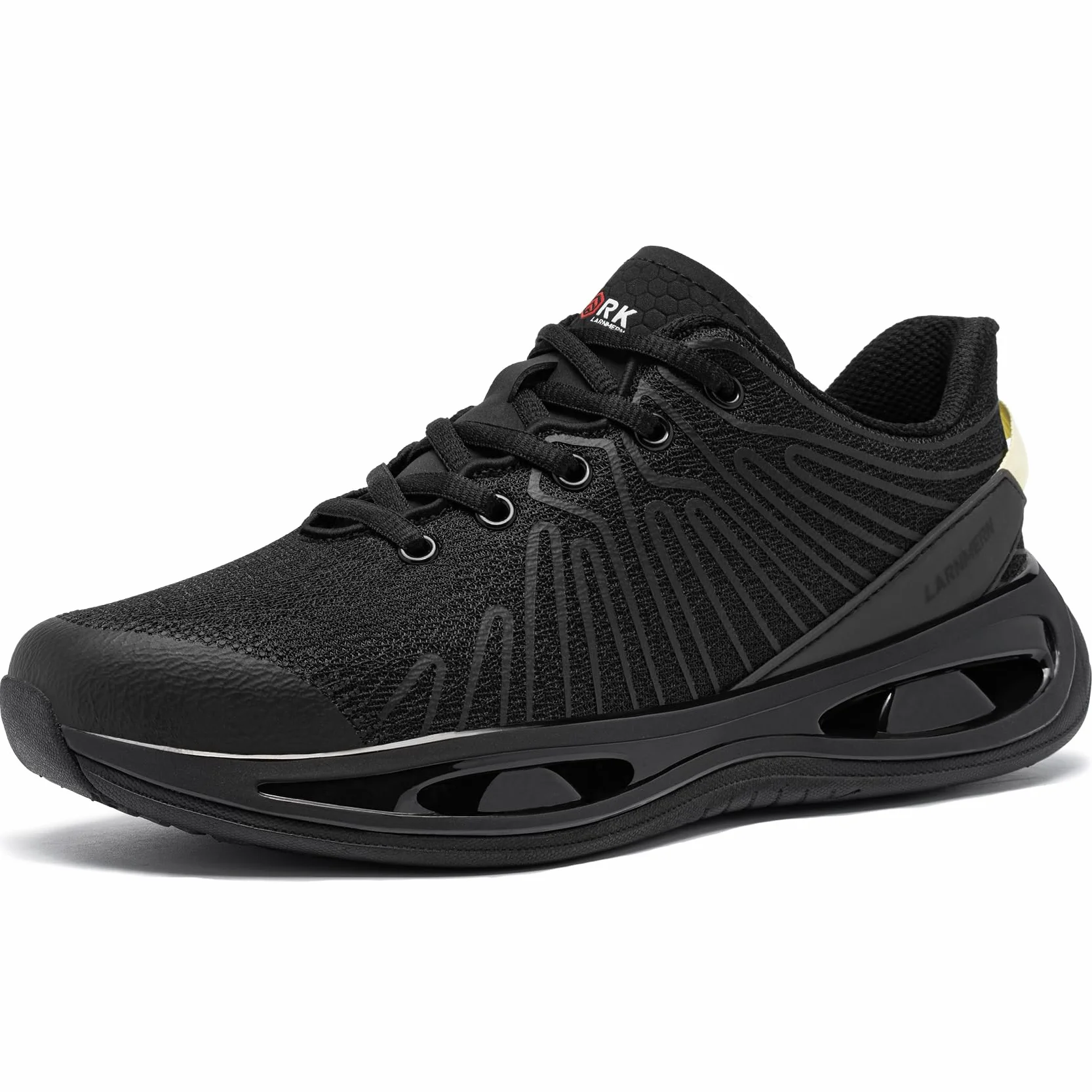 LARNMERN Chaussures de Securite Femmes Chaussure de Travail Embout Protection Acier Respirabilité Legere Amorti Confortable Mode Basket Securite