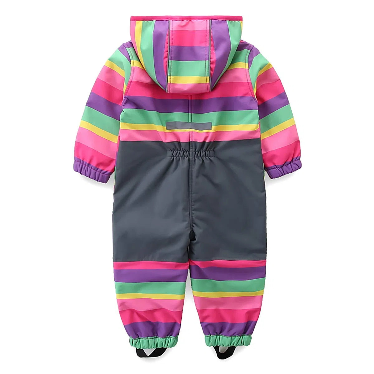 Combinaison à Capuche Imperméable Bébé Garçon et Fille avec Doublure Molletonnée Tout-en-Un pour Landau et Jouer dans la Boue 18 Mois à 4 Ans