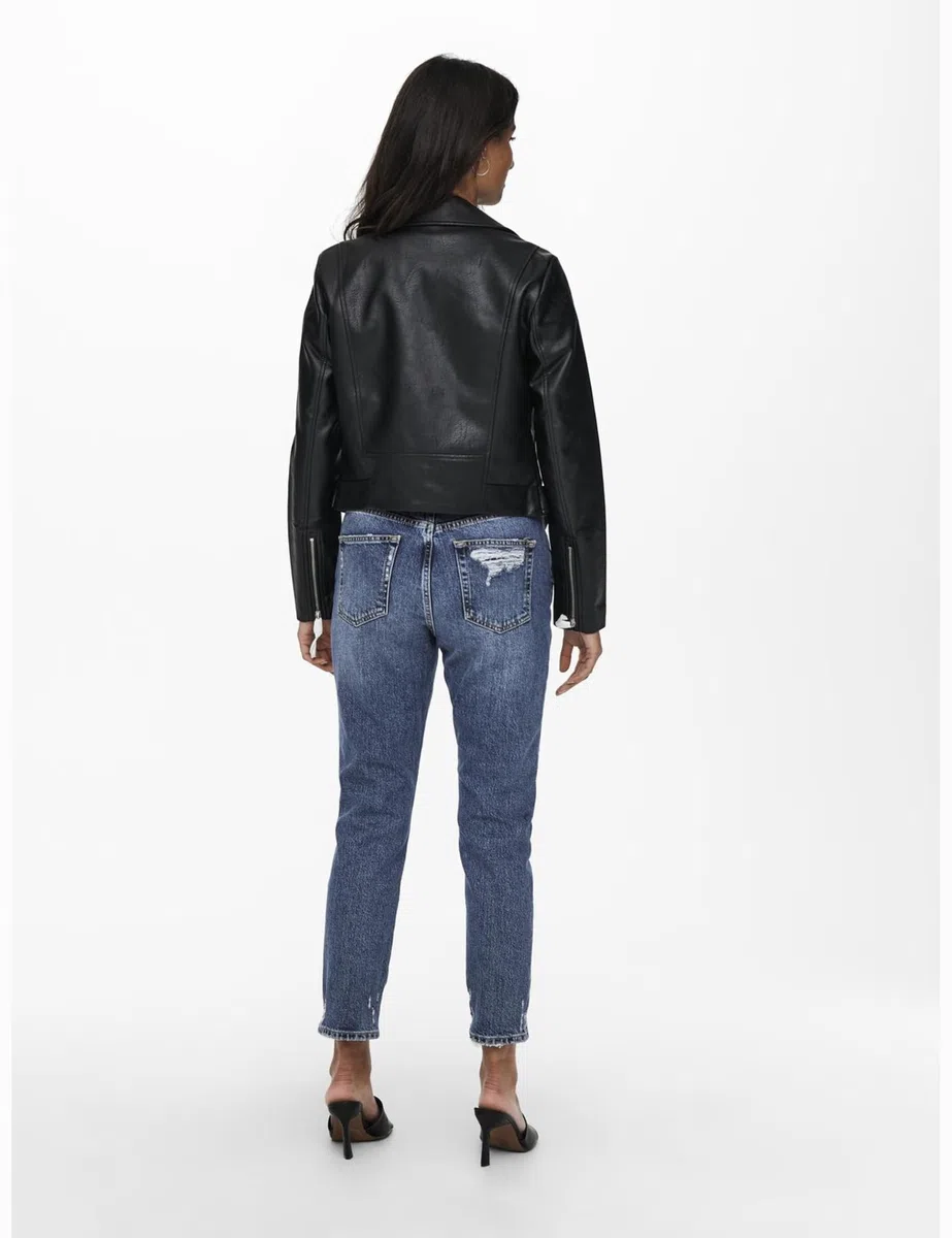 ONLY Onlvera Faux Leather Biker Cc Otw veste Femme (lot de 1)