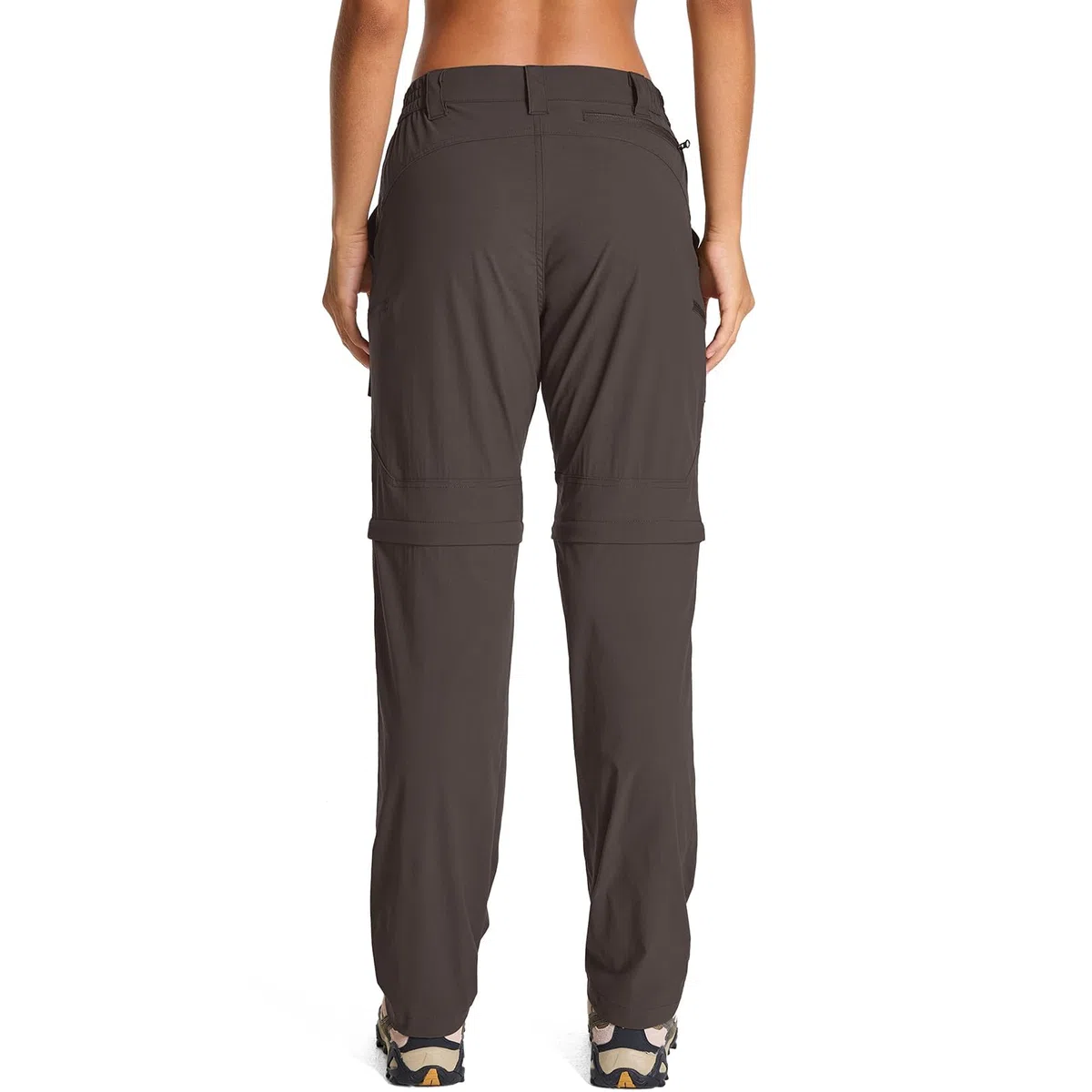 Jessie Kidden Pantalon cargo de randonnée convertible léger à séchage rapide UPF 50+ fermeture éclair pour femme