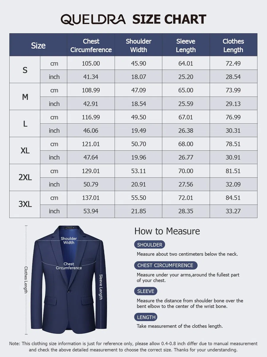 Blazer Homme Décontracté Ajusté Slim Fit Veste de Costume Noir Un Bouton Élégant Formel Business