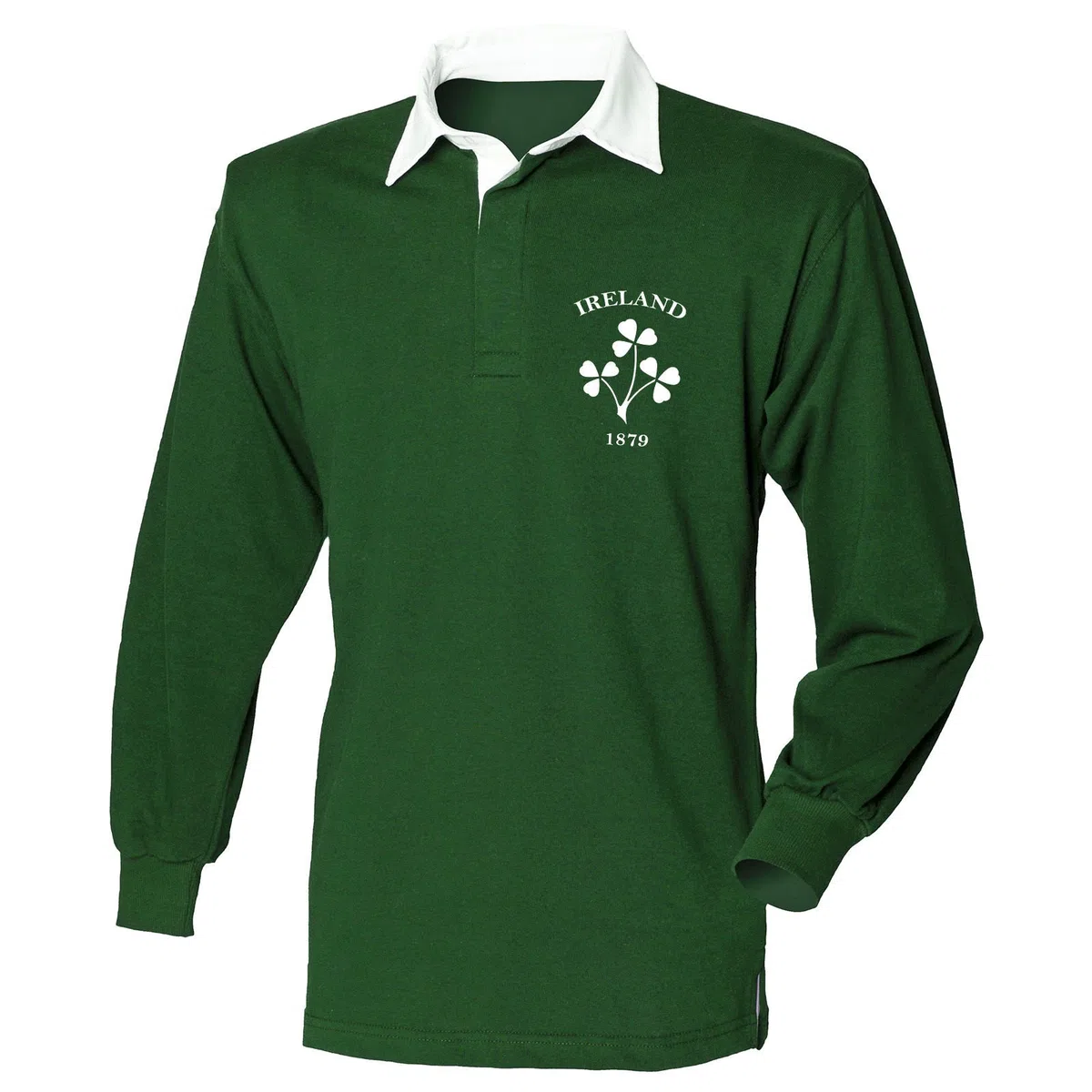 FunkyShirt Maillot de Rugby Irlandais à Manches Longues pour Homme